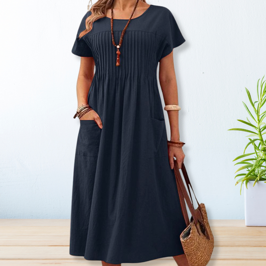 CASSIE - RELAXED ORGANIC DAY DRESS