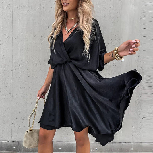 EMMA - FLOWING WRAP DRESS FOR SUMMER